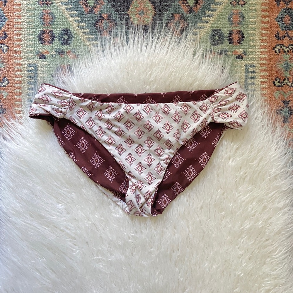 urban outfitters reversible bikini bottom boho vibes - Picture 2 of 14